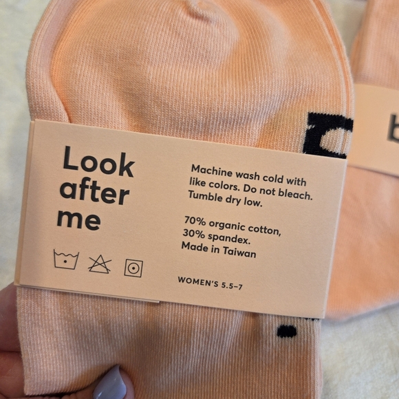 bscly. Women's Organic Cotton Blend Crew Versatile Socks 10 Pair 5.5 - 7 - Picture 4 of 5